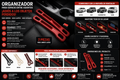 Organizador para Espacio entre Asientos de Auto | Juego de 2 Piezas