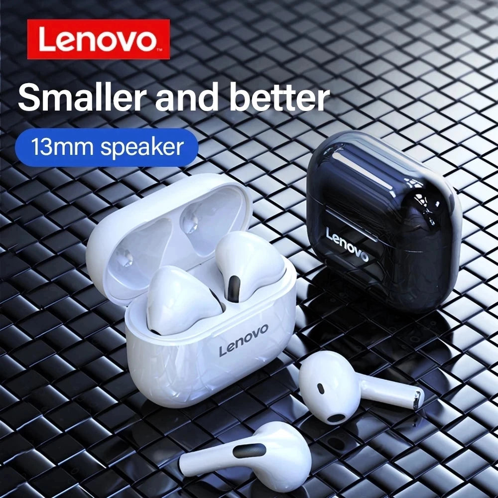 Audífonos Inalámbricos Lenovo LP40 Bluetooth 5.0 | Sonido HiFi, Micrófono HD y Baja Latencia