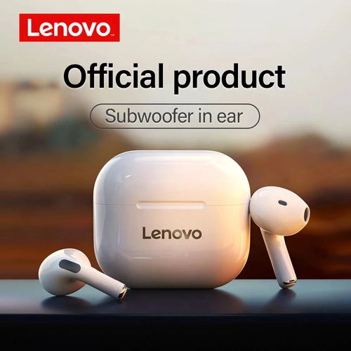 Audífonos Inalámbricos Lenovo LP40 Bluetooth 5.0 | Sonido HiFi, Micrófono HD y Baja Latencia