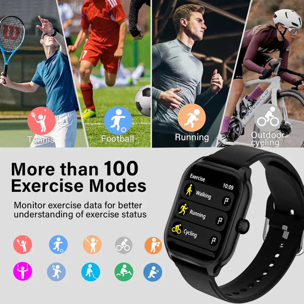 Smartwatch H9 Pro Max – Pantalla HD 2.01", Llamadas Bluetooth y Monitoreo de Salud