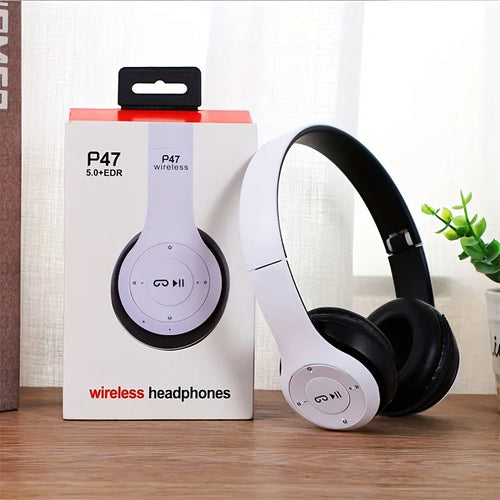 Audífonos Bluetooth P47 – Sonido Potente, Comodidad y Libertad Inalámbrica
