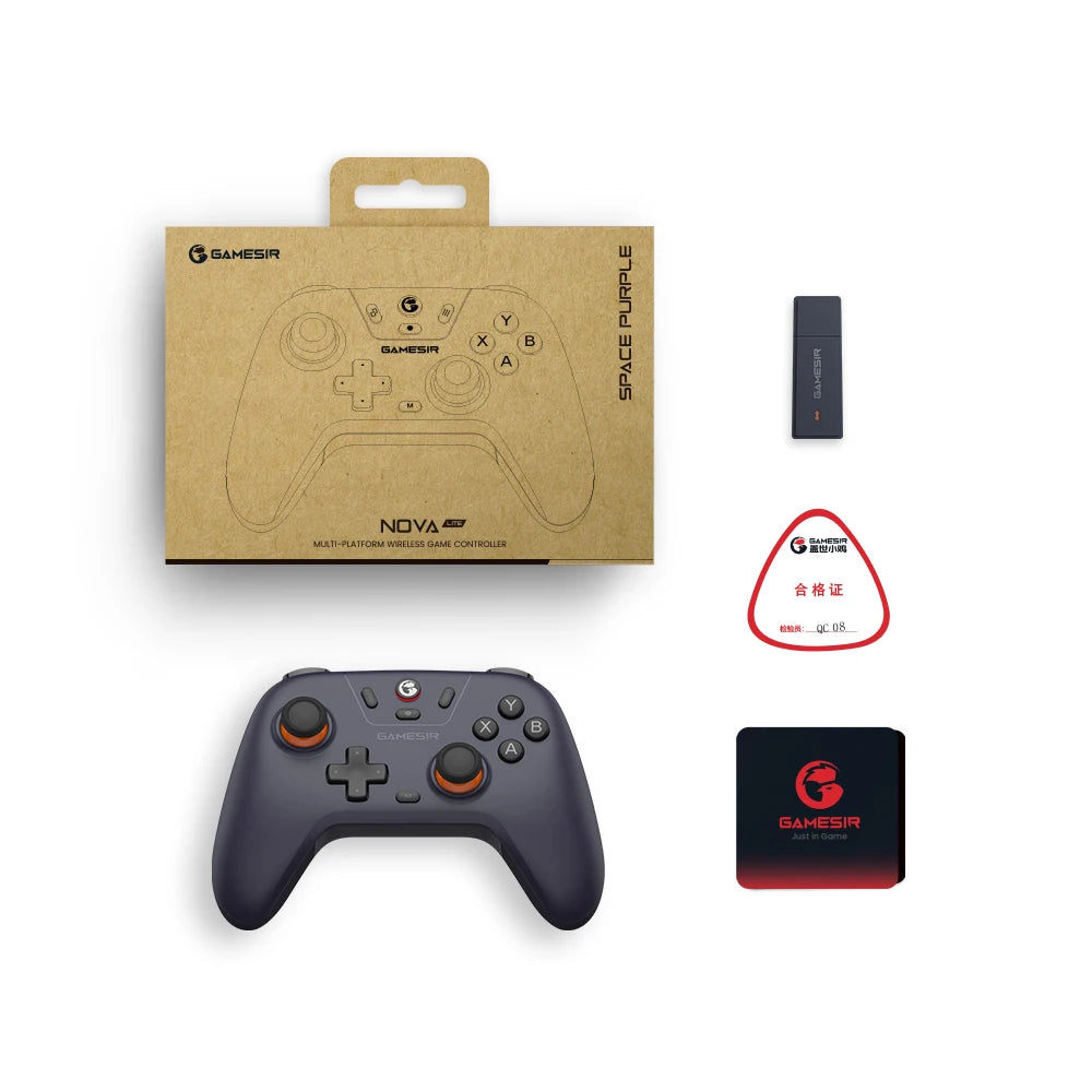 GameSir Nova Lite Control Inalámbrico Bluetooth | Hall Effect | PC, Nintendo Switch, Steam, Android e iOS
