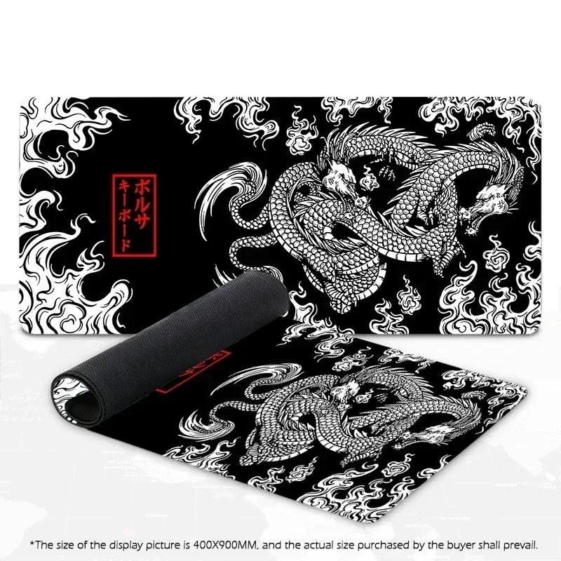 Mouse Pad Gamer XXL Dragón Japonés | Alfombrilla Gaming Speed Antideslizante