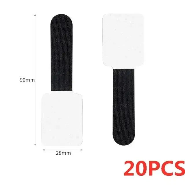 Organizador de Cables Reutilizable con Velcro Adhesivo | Mantén tu Espacio Siempre Ordenado
