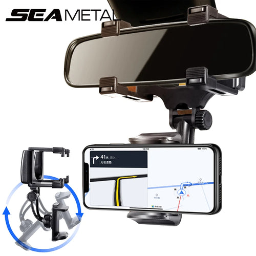 &nbsp;Soporte para Teléfono para Espejo Retrovisor – Rotación 360° | Conduce con Seguridad
