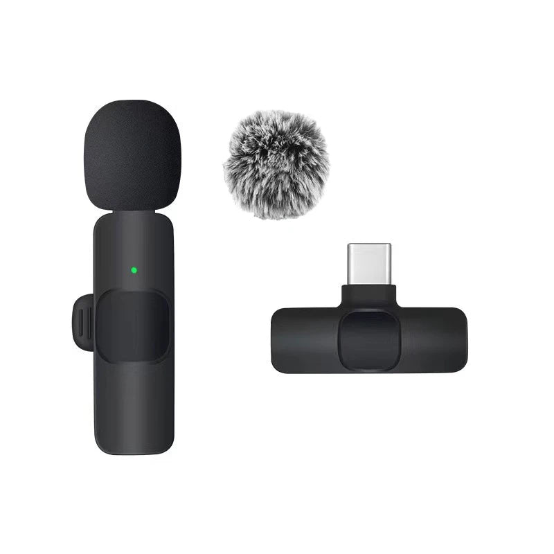 Micrófono Inalámbrico Lavalier BASIX 2.4G – Plug &amp; Play para iPhone, Android, Cámara y PC