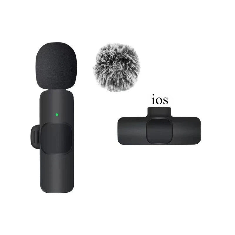 Micrófono Inalámbrico Lavalier BASIX 2.4G – Plug &amp; Play para iPhone, Android, Cámara y PC