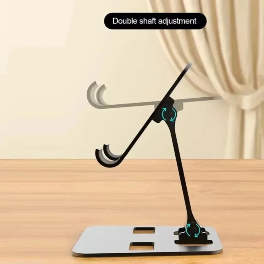 Soporte Plegable de Aluminio para Celular y Tablet | Ajustable y Universal
