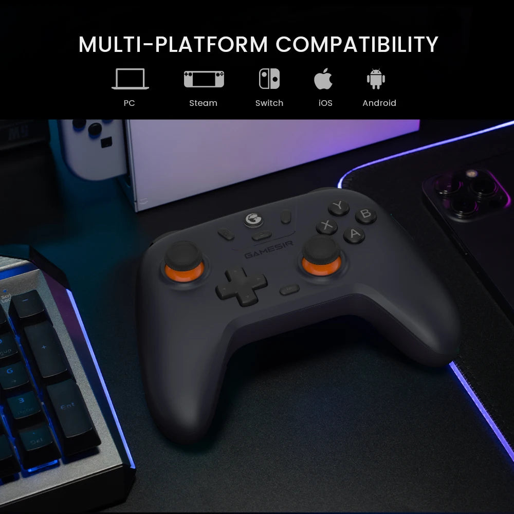 GameSir Nova Lite Control Inalámbrico Bluetooth | Hall Effect | PC, Nintendo Switch, Steam, Android e iOS