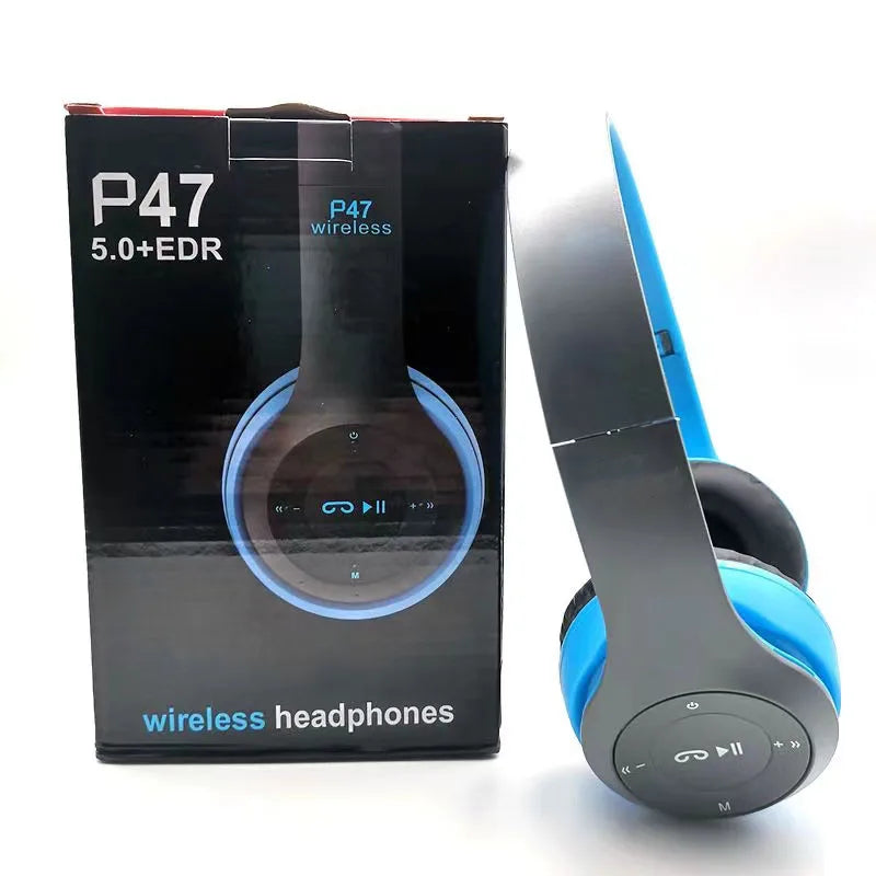 Audífonos Bluetooth P47 – Sonido Potente, Comodidad y Libertad Inalámbrica