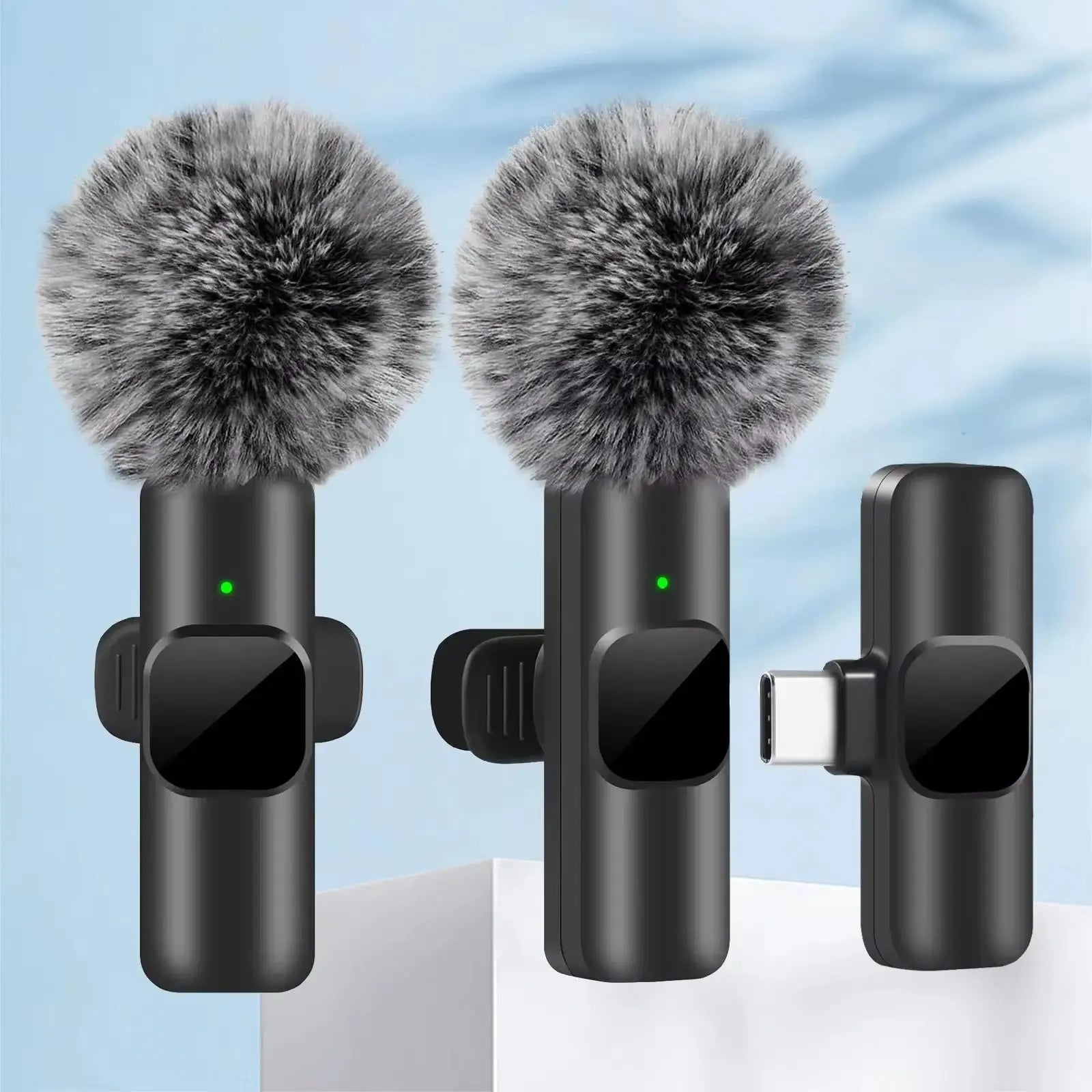 Micrófono Inalámbrico Lavalier BASIX 2.4G – Plug &amp; Play para iPhone, Android, Cámara y PC