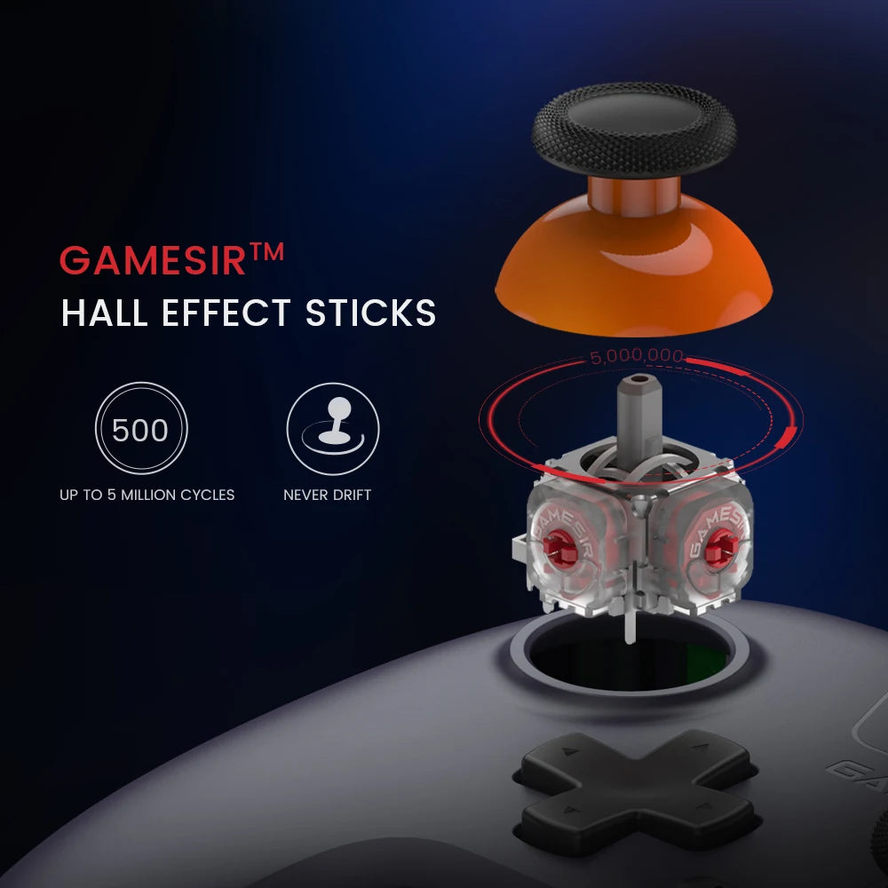 GameSir Nova Lite Control Inalámbrico Bluetooth | Hall Effect | PC, Nintendo Switch, Steam, Android e iOS