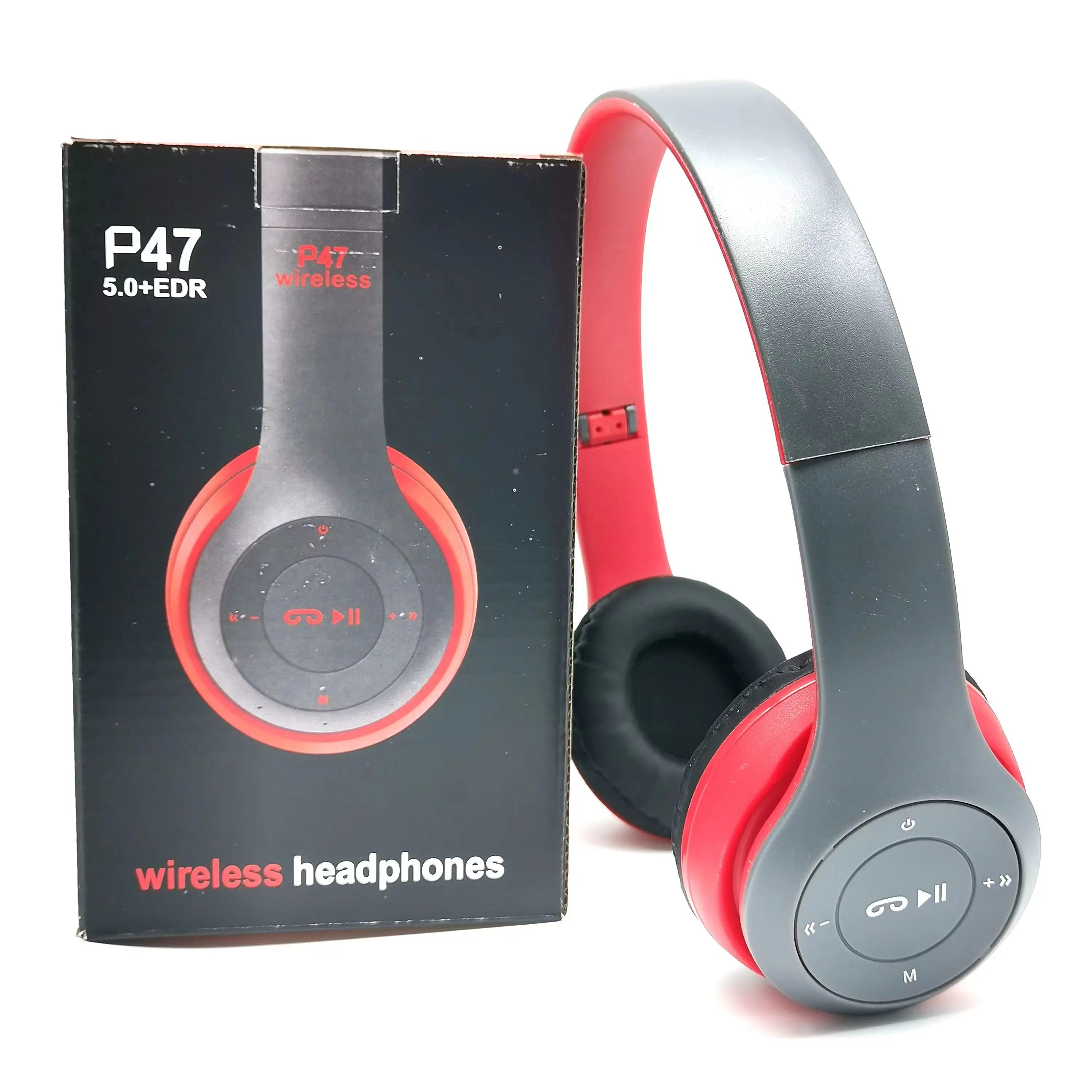 Audífonos Bluetooth P47 – Sonido Potente, Comodidad y Libertad Inalámbrica