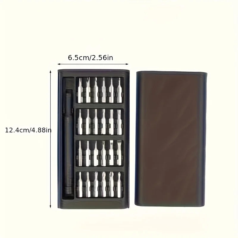 Set de Destornilladores de Precisión 25 en 1 | Kit Profesional para Reparación de Electrónicos