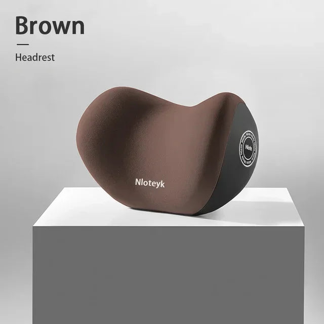 &nbsp;Cojín Ergonómico de Espuma Memory Foam para Auto | Soporte Lumbar y Cervical