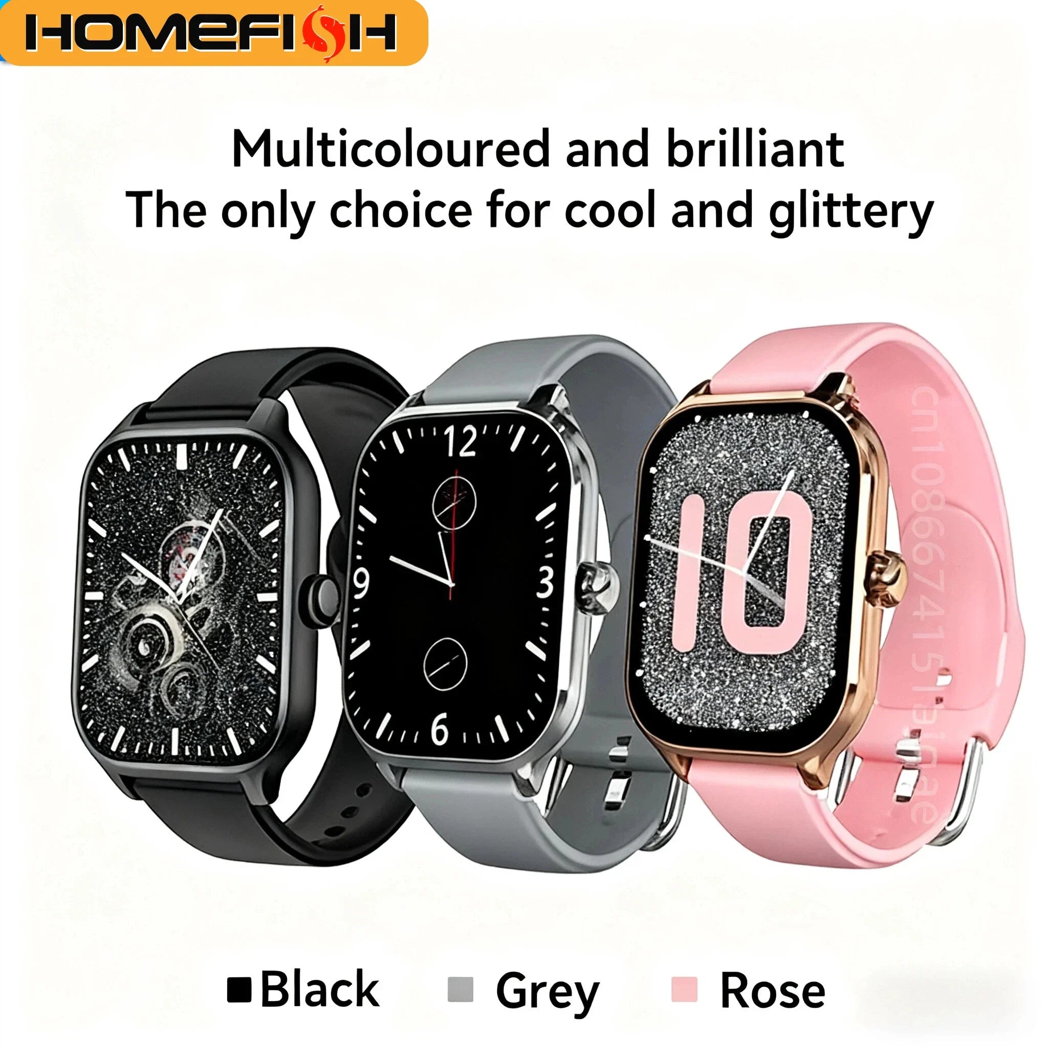 Smartwatch HOMEFISH | Pantalla HD 2.01" | Llamadas Bluetooth | Monitoreo de Salud | Compatible con Android e iPhone