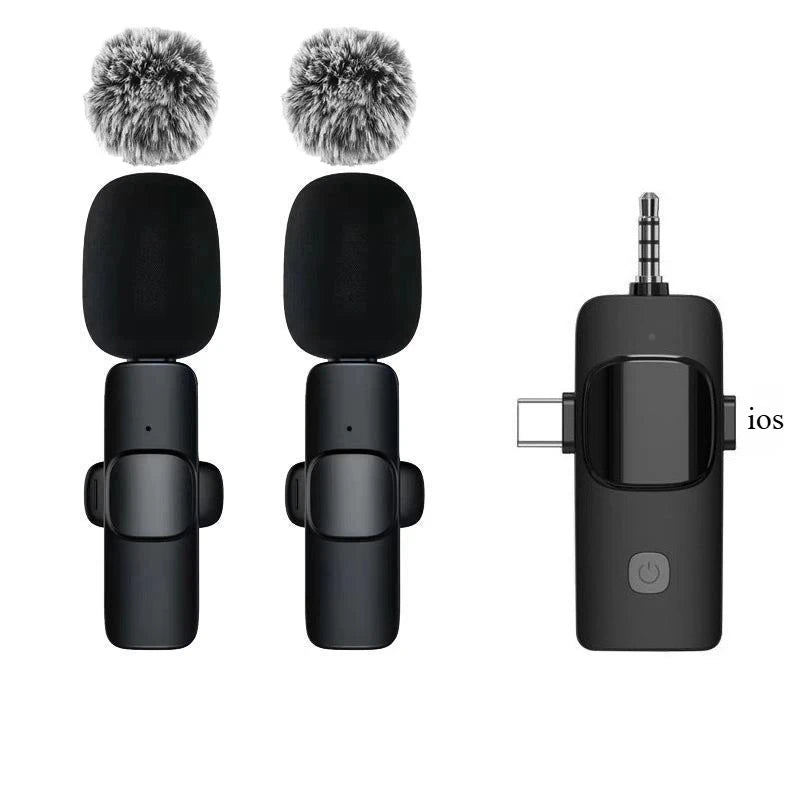 Micrófono Inalámbrico Lavalier BASIX 2.4G – Plug &amp; Play para iPhone, Android, Cámara y PC