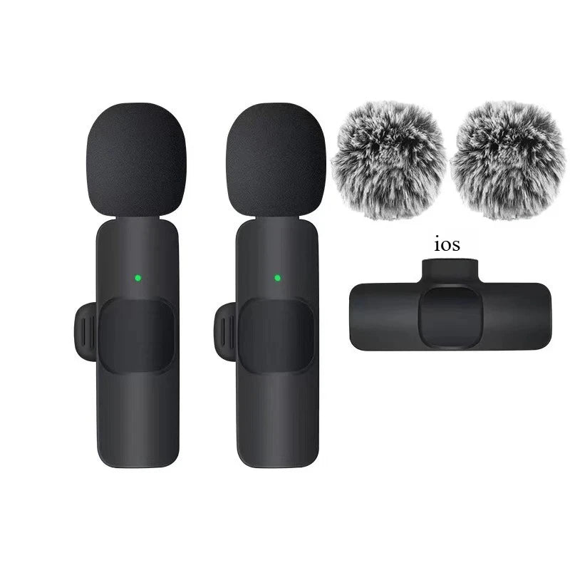 Micrófono Inalámbrico Lavalier BASIX 2.4G – Plug &amp; Play para iPhone, Android, Cámara y PC
