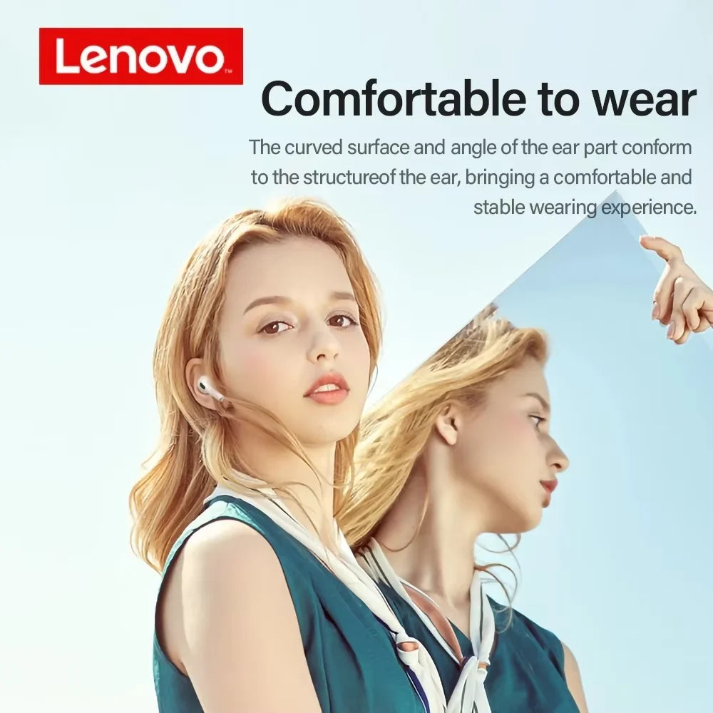 Audífonos Inalámbricos Lenovo LP40 Bluetooth 5.0 | Sonido HiFi, Micrófono HD y Baja Latencia