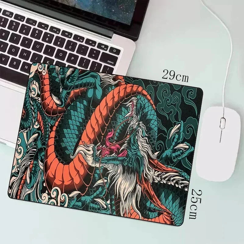 Mouse Pad Gamer XXL Dragón Japonés | Alfombrilla Gaming Speed Antideslizante