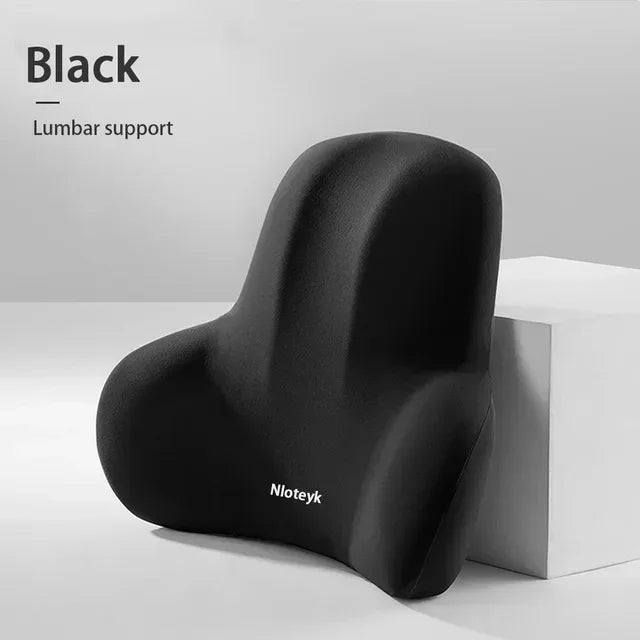 &nbsp;Cojín Ergonómico de Espuma Memory Foam para Auto | Soporte Lumbar y Cervical