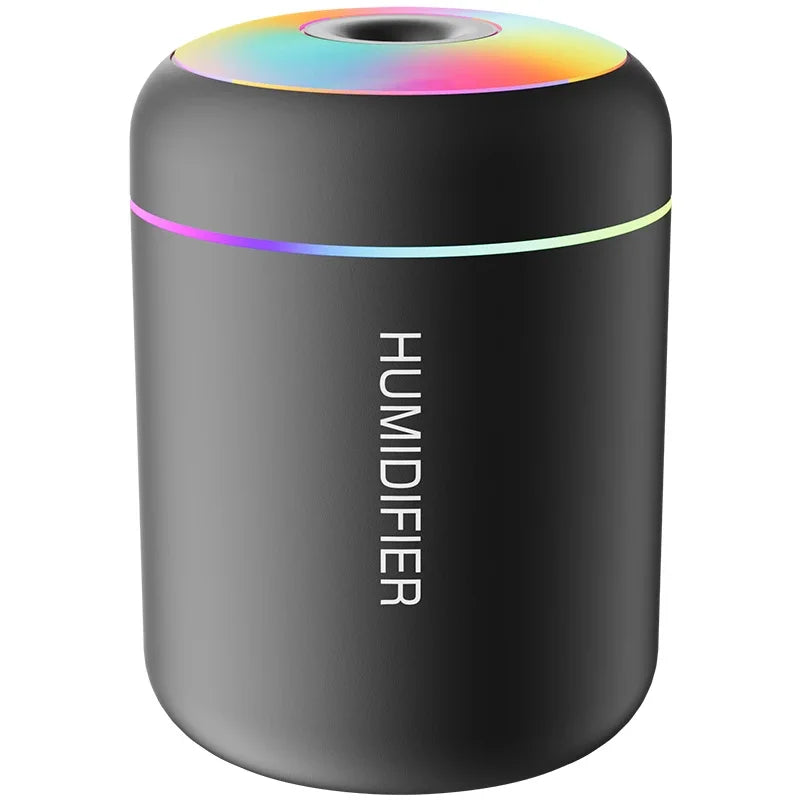 Mini Humidificador USB con Difusor de Aromas y Luz LED de 180 ml