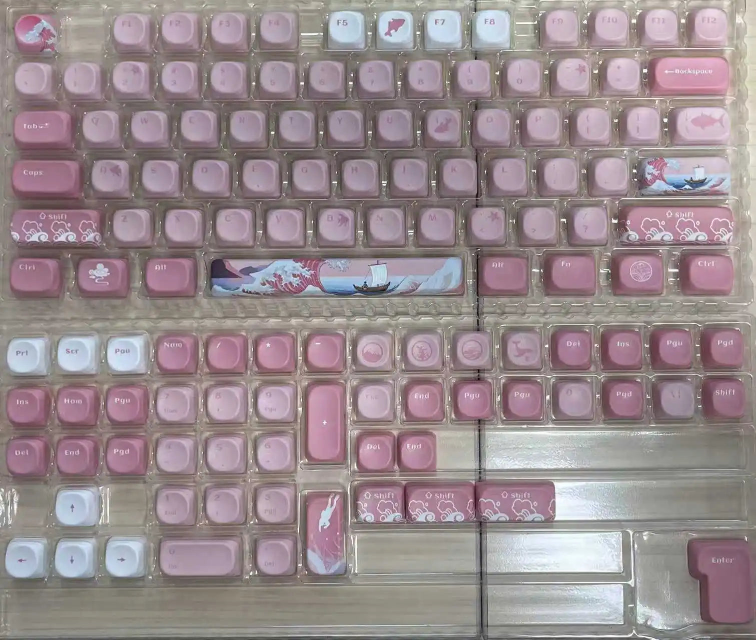 Keycaps PBT MOA Premium para Teclado Mecánico | 130+ Teclas | Dye Sublimation | Compatible Cherry MX