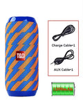Bocina Bluetooth Portátil T&amp;G TG117 | Bluetooth 5.3 | Sonido Estéreo 10W | Manos Libres | USB, AUX y Tarjeta TF