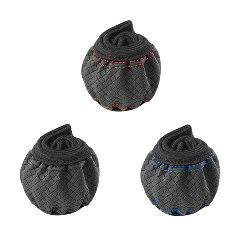 Cubre Volante Premium Antideslizante de Cuero Microfibra | Universal 37-39 cm