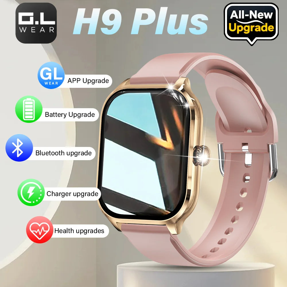 Smartwatch H9 Pro Max – Pantalla HD 2.01", Llamadas Bluetooth y Monitoreo de Salud