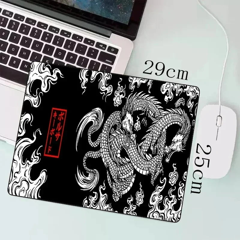 Mouse Pad Gamer XXL Dragón Japonés | Alfombrilla Gaming Speed Antideslizante