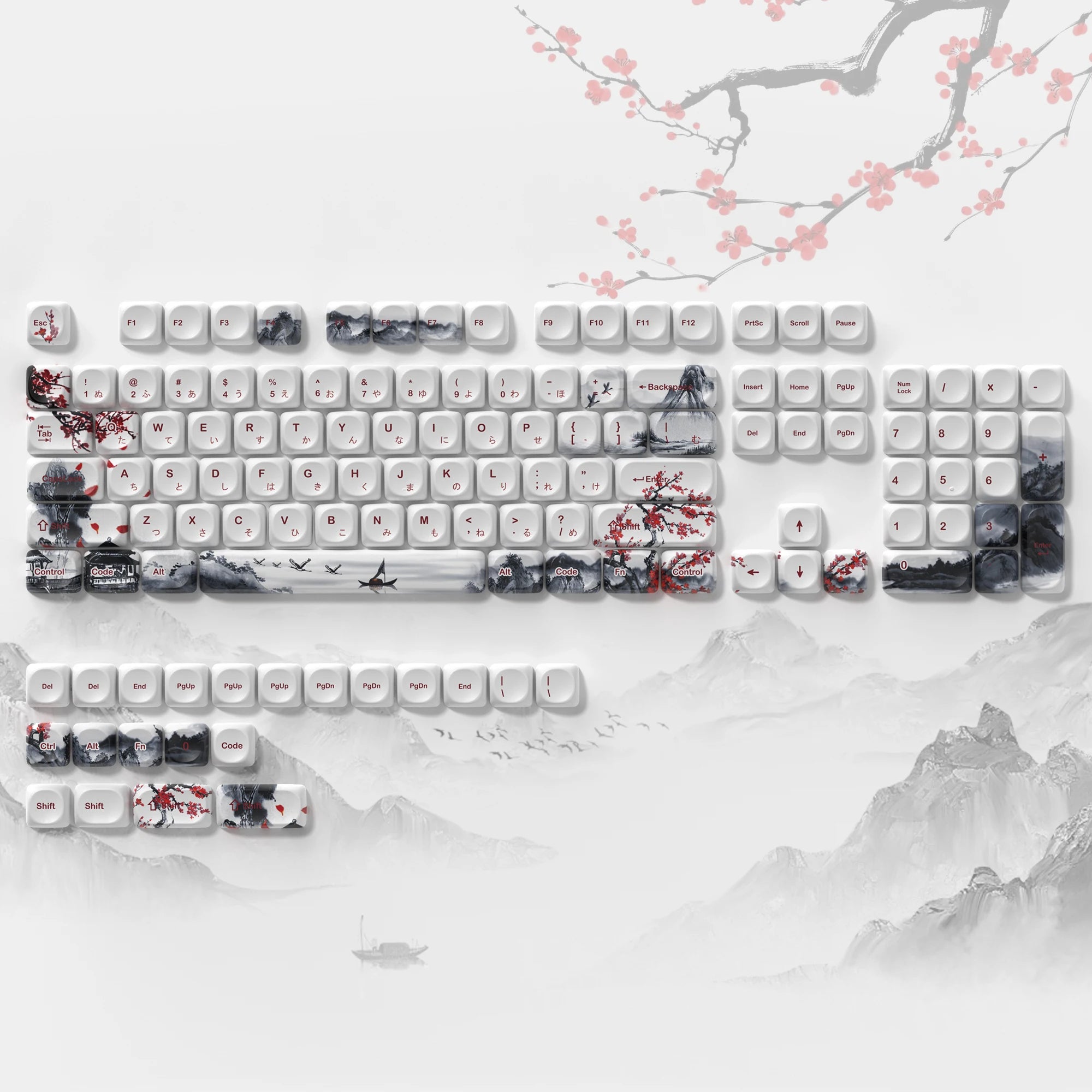Keycaps PBT MOA Premium para Teclado Mecánico | 130+ Teclas | Dye Sublimation | Compatible Cherry MX