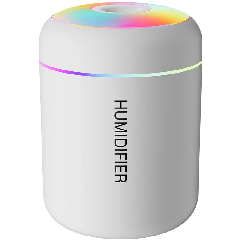 Mini Humidificador USB con Difusor de Aromas y Luz LED de 180 ml