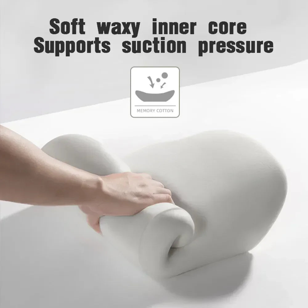 &nbsp;Cojín Ergonómico de Espuma Memory Foam para Auto | Soporte Lumbar y Cervical