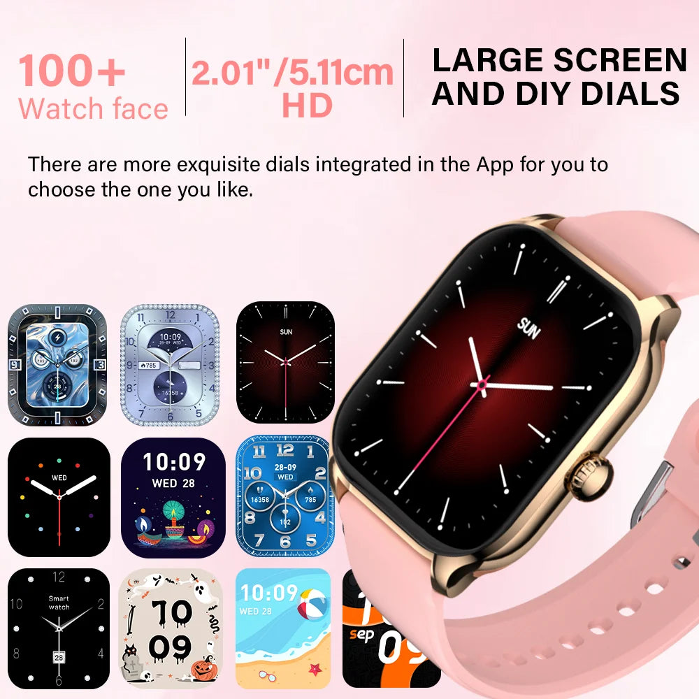 Smartwatch H9 Pro Max – Pantalla HD 2.01", Llamadas Bluetooth y Monitoreo de Salud