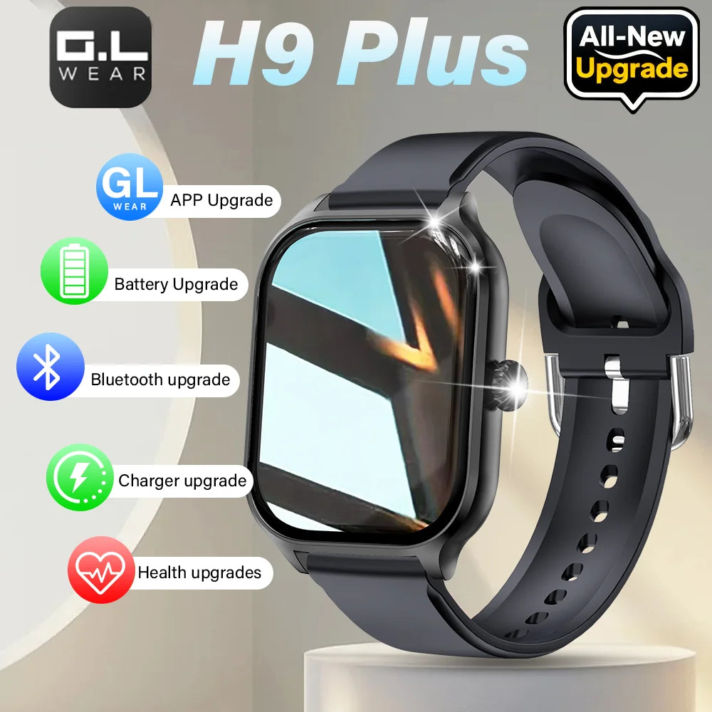 Smartwatch H9 Pro Max – Pantalla HD 2.01", Llamadas Bluetooth y Monitoreo de Salud