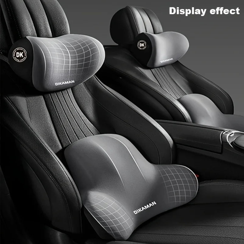 &nbsp;Cojín Ergonómico de Espuma Memory Foam para Auto | Soporte Lumbar y Cervical