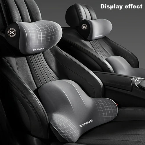 &nbsp;Cojín Ergonómico de Espuma Memory Foam para Auto | Soporte Lumbar y Cervical